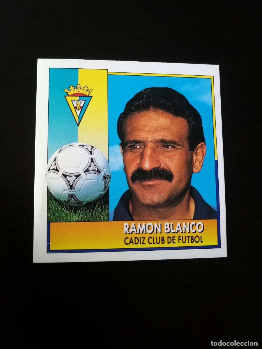 Figurine di Calcio: Ram&oacute;n Blanco Baja C&aacute;diz CF editorial Este 1992-93, Este 92/93, despegado