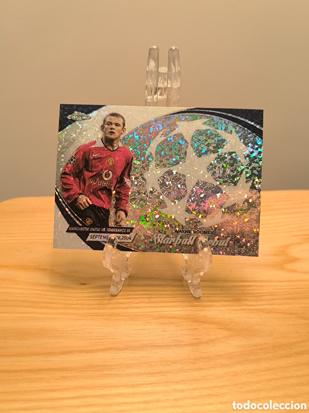 Cromos de F&uacute;tbol: Wayne Rooney Topps Chrome Manchester United