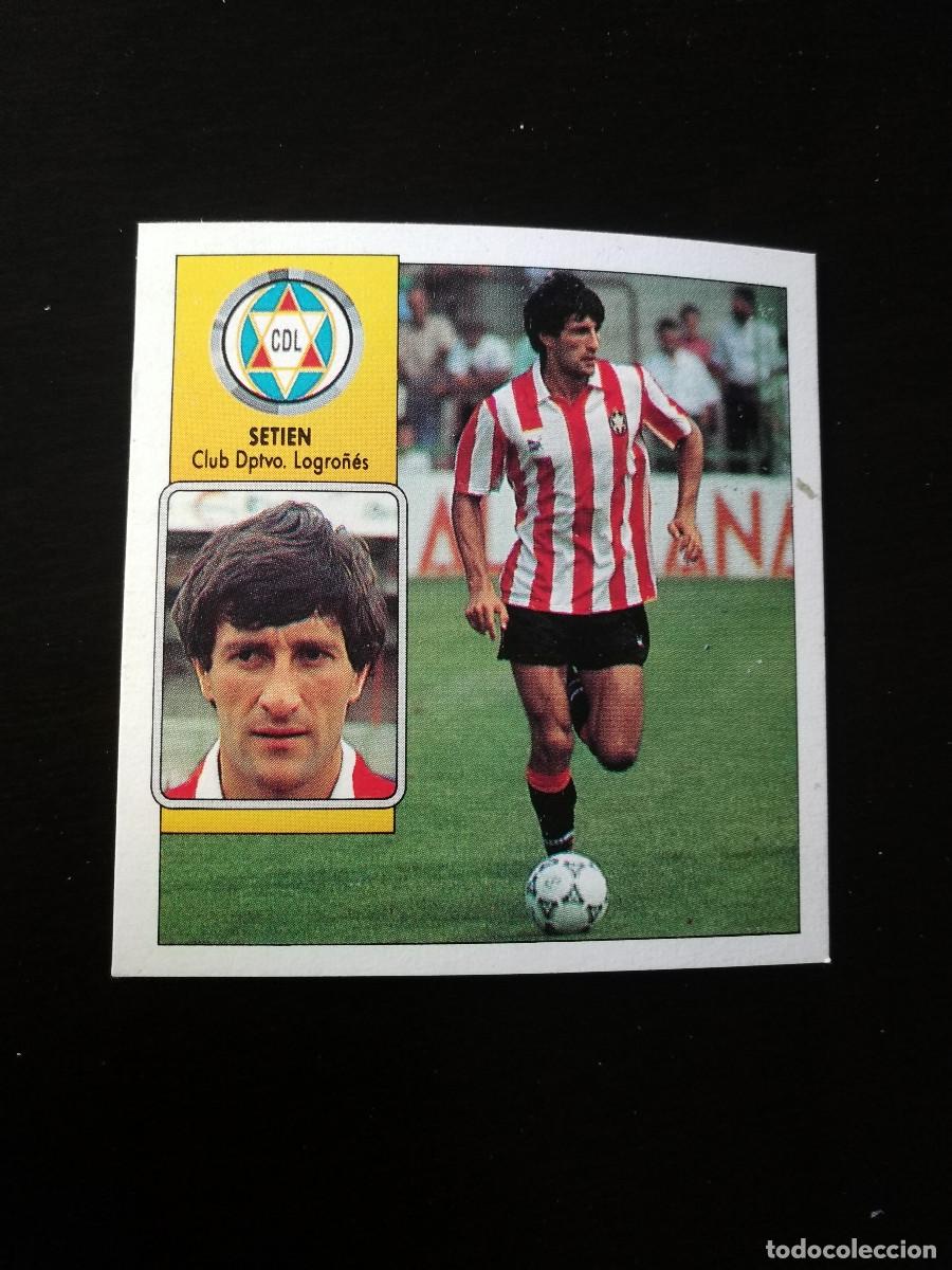 Cromos de F&uacute;tbol: Setien Baja CD Logro&ntilde;es editorial Este 1992-93, Este 92/93, despegado