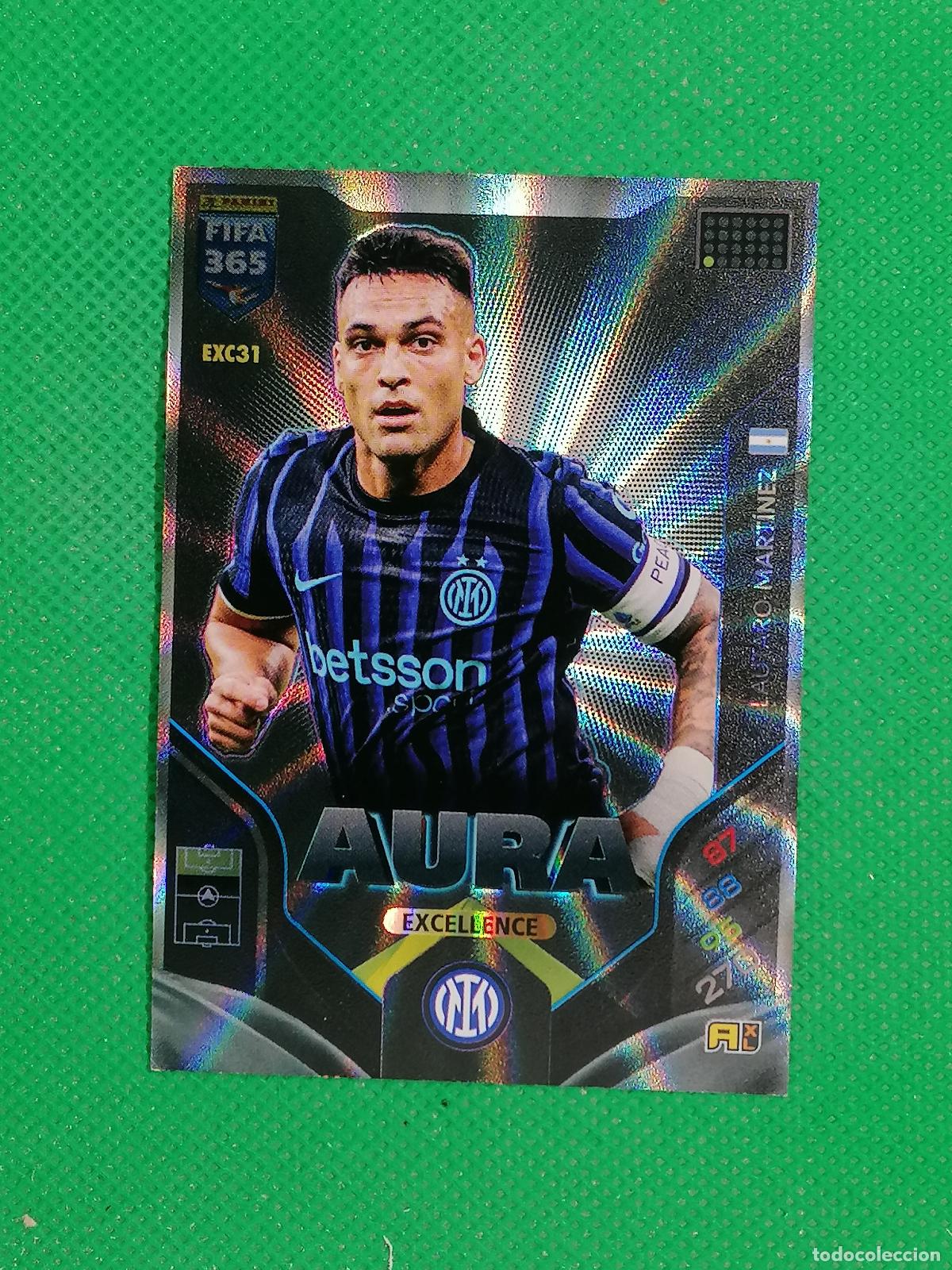 Cromos de F&uacute;tbol: EXC 31 EXC31 LAUTARO MARTINEZ MILAN AURA EXCELLENCE ⚽PANINI ADRENALYN FIFA 365 2025 2026 25 26 ⚽