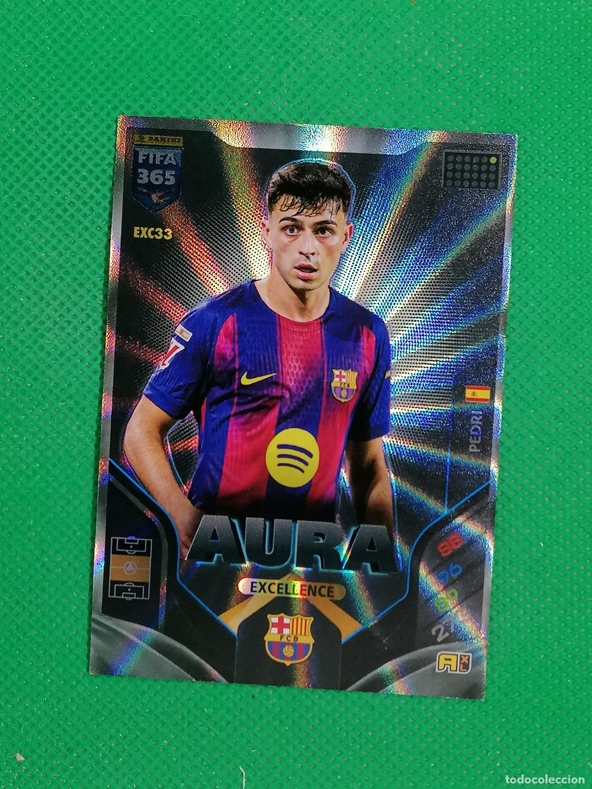 Cromos de F&uacute;tbol: EXC 33 EXC33 PEDRI BARCELONA AURA EXCELLENCE ⚽PANINI ADRENALYN FIFA 365 2025 2026 25 26 ⚽