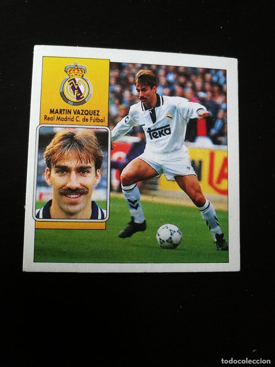 Fu&szlig;ball-Sticker: Mart&iacute;n Vazquez Coloca Real Madrid editorial Este 1992-93, Este 92/93, despegado