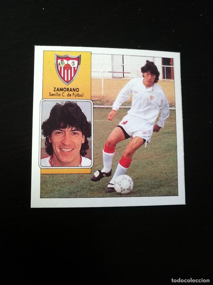 Fu&szlig;ball-Sticker: Zamorano Baja Sevilla CF editorial Este 1992-93, Este 92/93, despegado