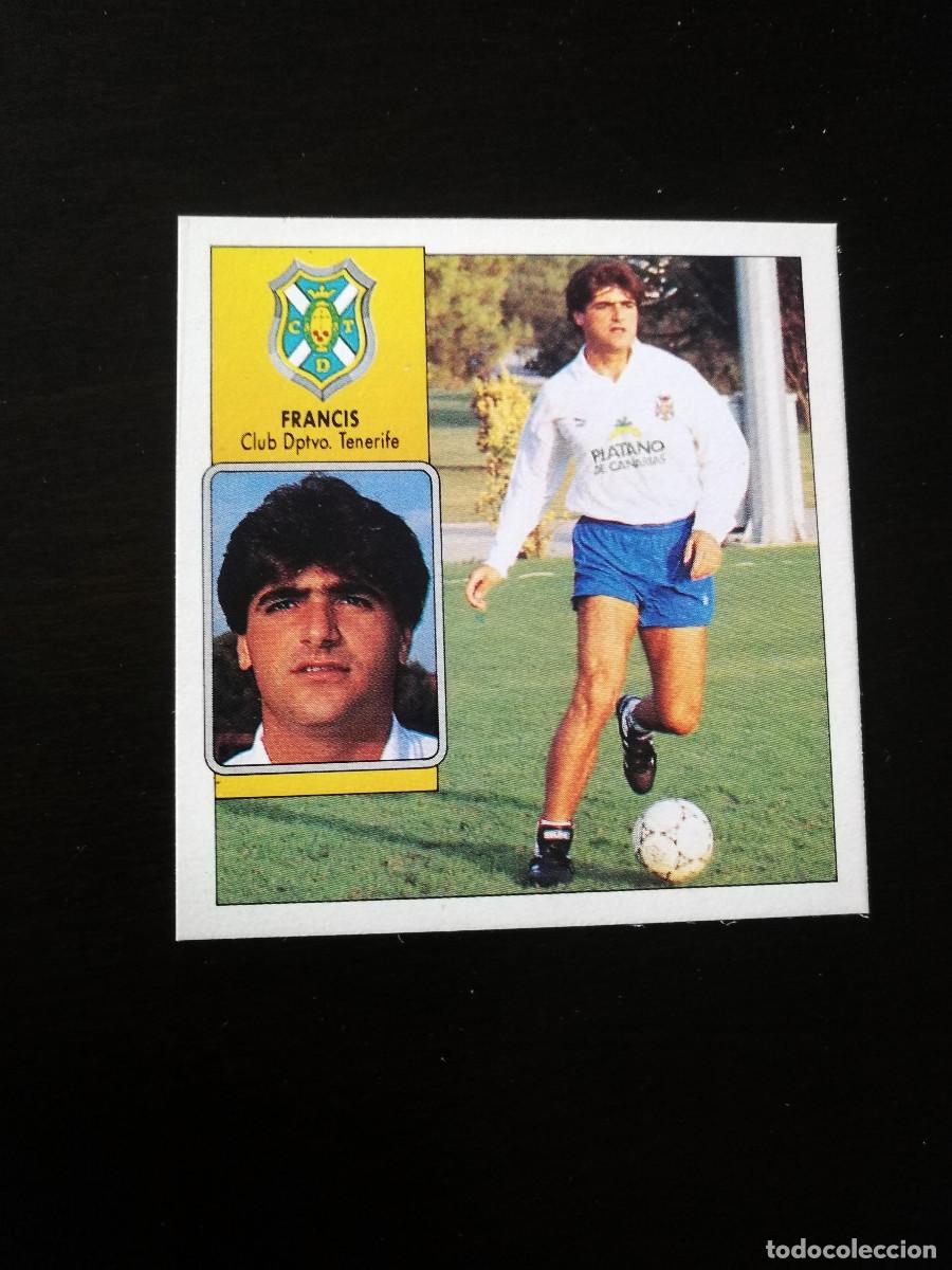 Fu&szlig;ball-Sticker: Francis Baja CD Tenerife editorial Este 1992-93, Este 92/93, despegado