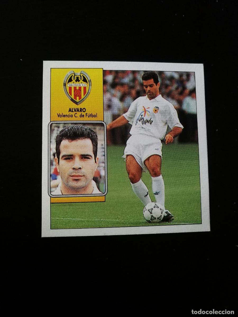 Fu&szlig;ball-Sticker: Alvaro Coloca Valencia CF editorial Este 1992-93, Este 92/93, despegado
