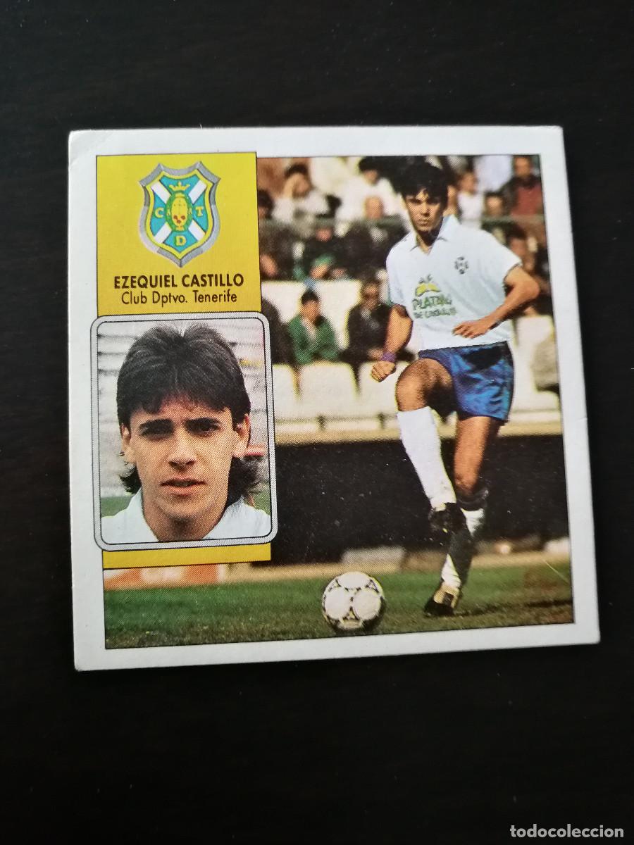 Football Stickers: Ezequiel Castillo CD Tenerife Fichaje n&ordm;24 editorial Este 1992-93, Este 92/93, despegado