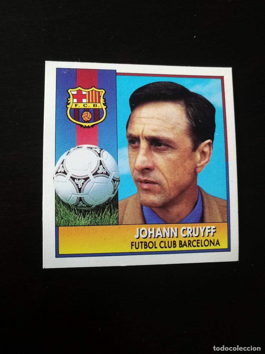 Football Stickers: Johann Cruyff FC Barcelona editorial Este 1992-93, Este 92/93, despegado