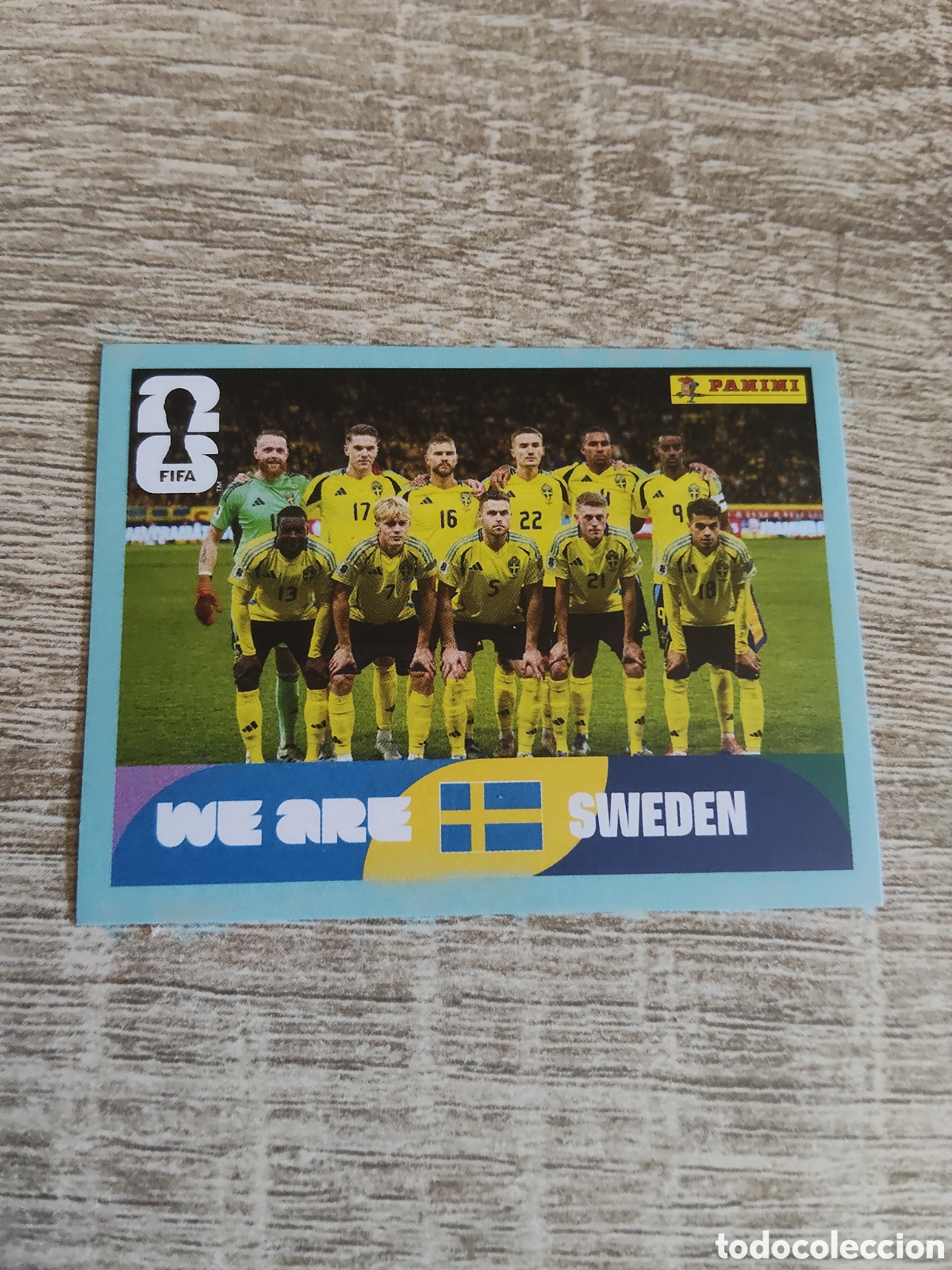 Football Stickers: Panini mundial 2026 SWE 13 alineaci&oacute;n Suecia