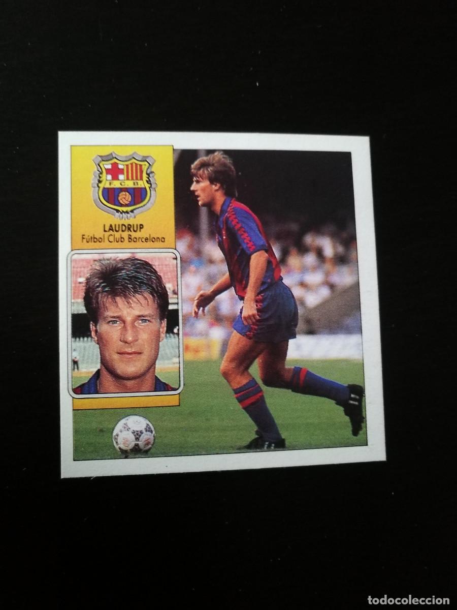 Football Stickers: Laudrup Barcelona editorial Este 1992-93, Este 92/93, despegado