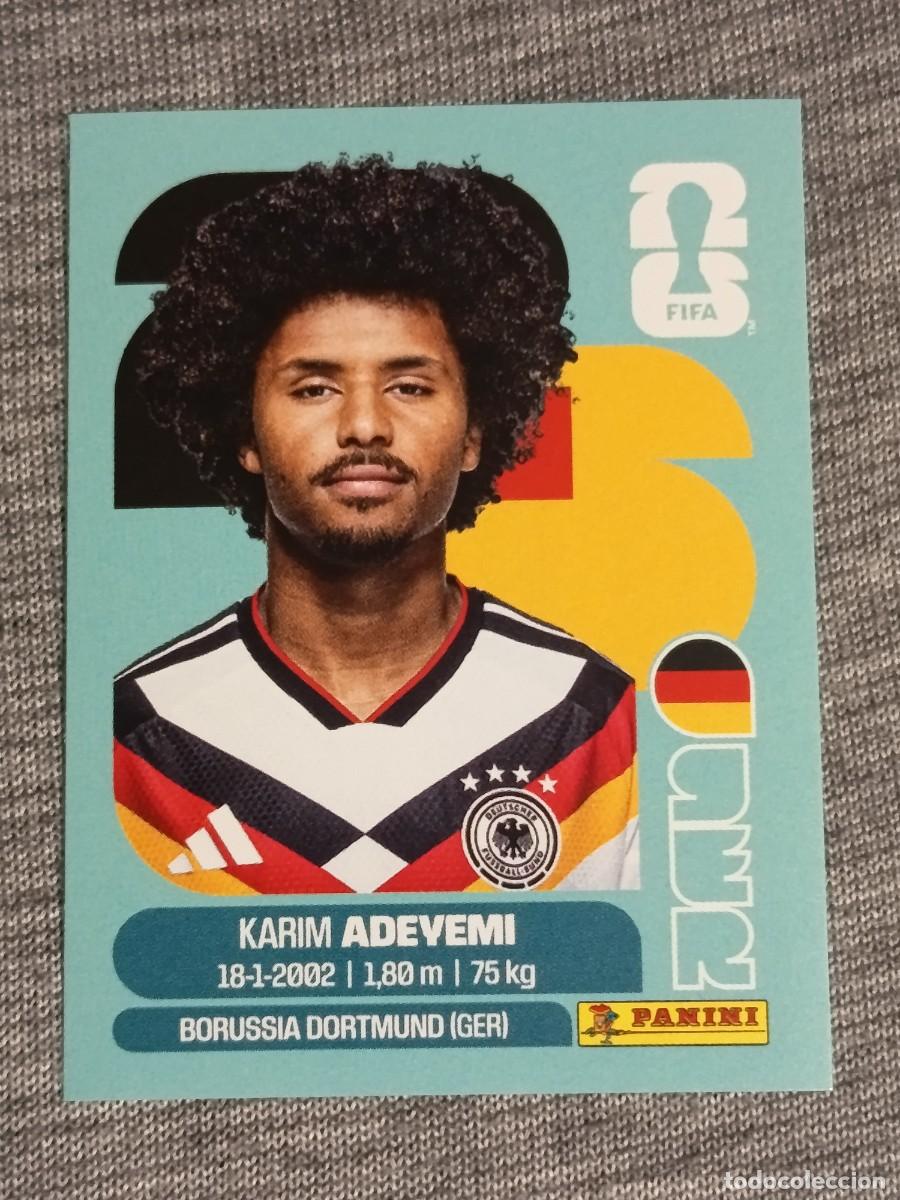 Fu&szlig;ball-Sticker: ADEYEMI GER 19 STICKER MUNDIAL 2026 PANINI FIFA WORLD CUP NUEVO