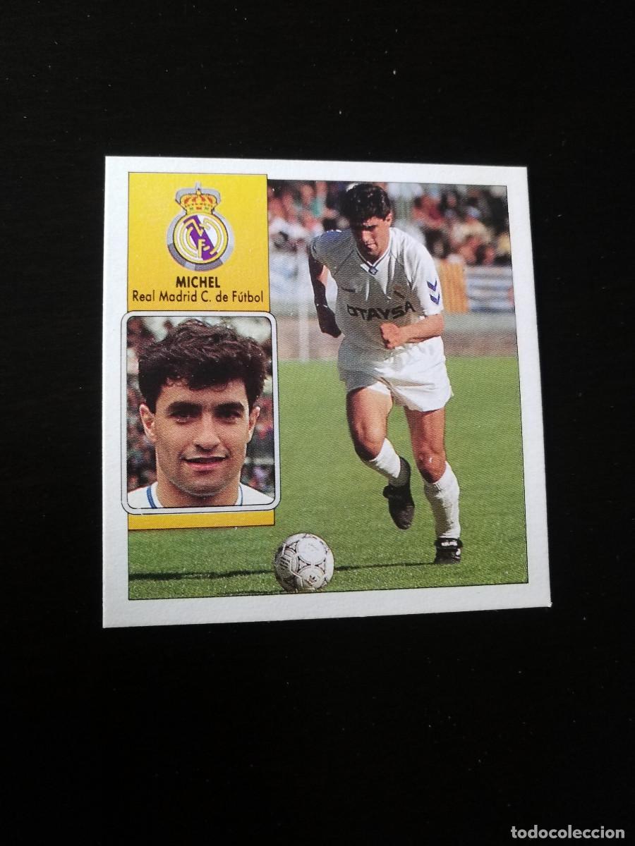 Cromos de F&uacute;tbol: Michel Real madrid editorial Este 1992-93, Este 92/93, despegado