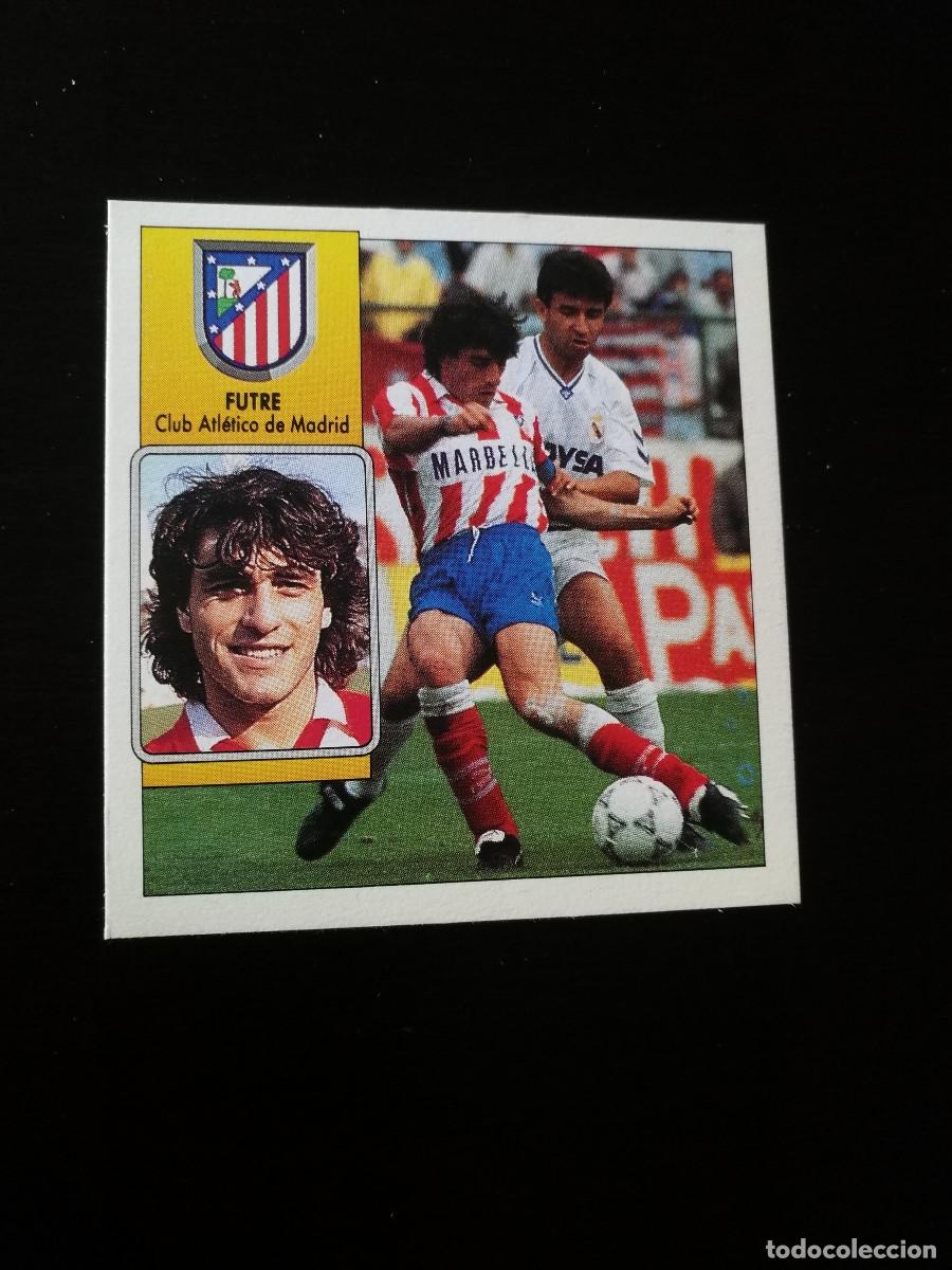 Cromos de F&uacute;tbol: Futre At de Madrid editorial Este 1992-93, Este 92/93, despegado