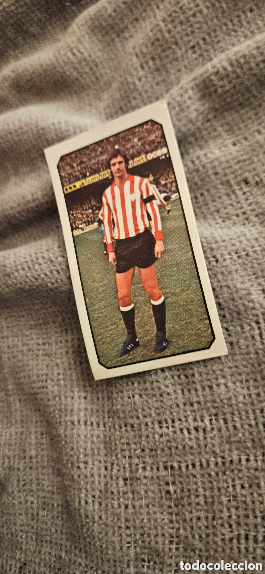 Cromos de F&uacute;tbol: Rojo I athletic de Bilbao este 1977 1978 77 78 despegado