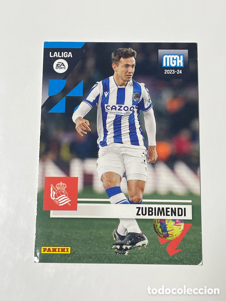 Cromos de F&uacute;tbol: Mart&iacute;n Zubimendi Real Sociedad Panini Megacracks 2023/24 #316