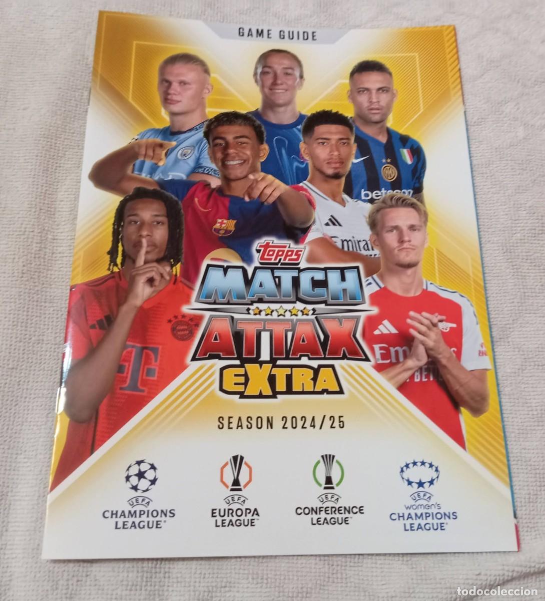 Cromos de F&uacute;tbol: -TOPPS MATCH ATTAX 24-25 EXTRA : GUIA OFICIAL