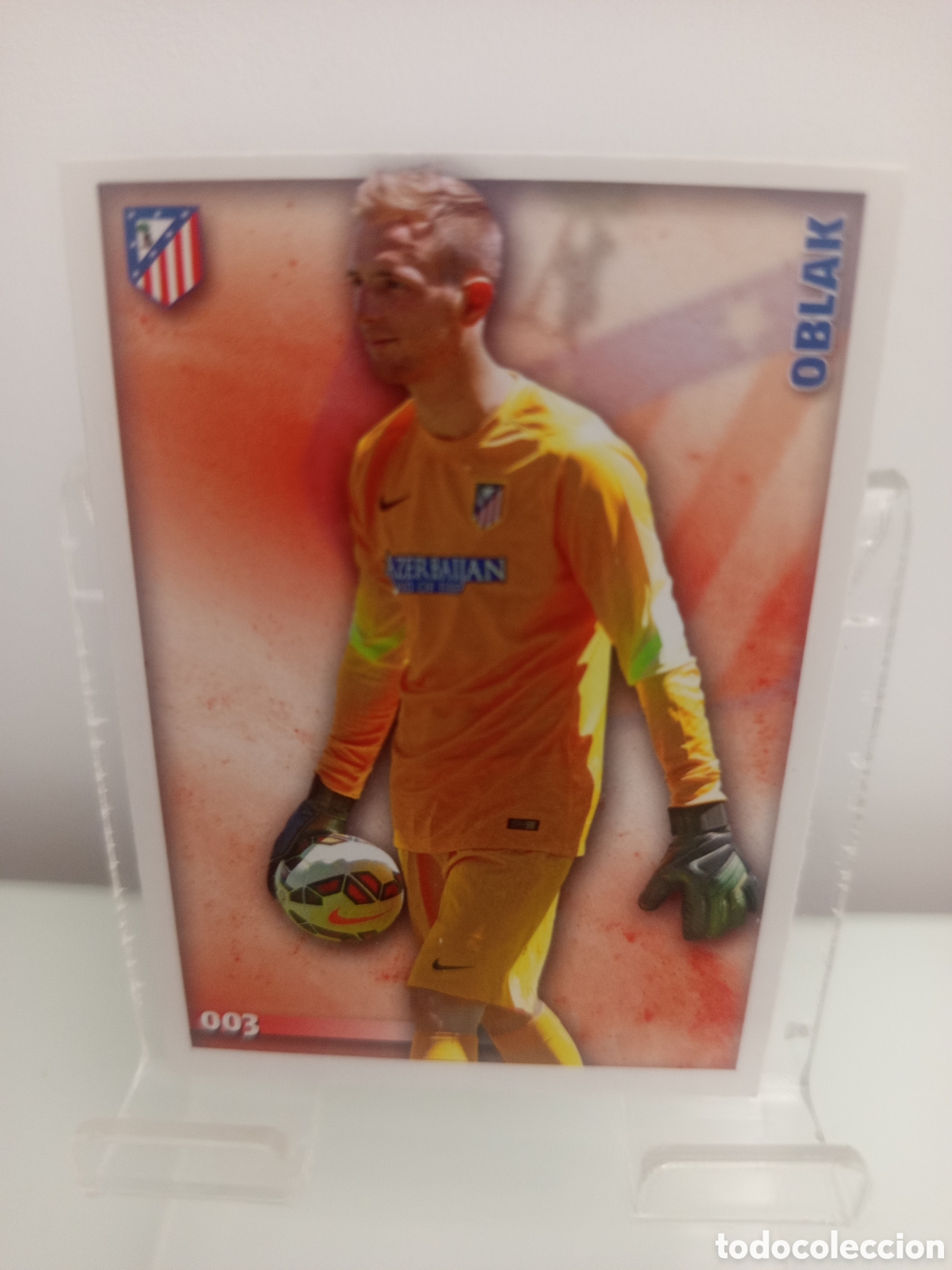 Cromos de F&uacute;tbol: ❇️ CROMO ⚽ OBLAK ATL&Eacute;TICO DE MADRID 3 003 FICHAS LIGA QUIZ 2015 14 15 2014 2015 MUNDICROMO ❇️