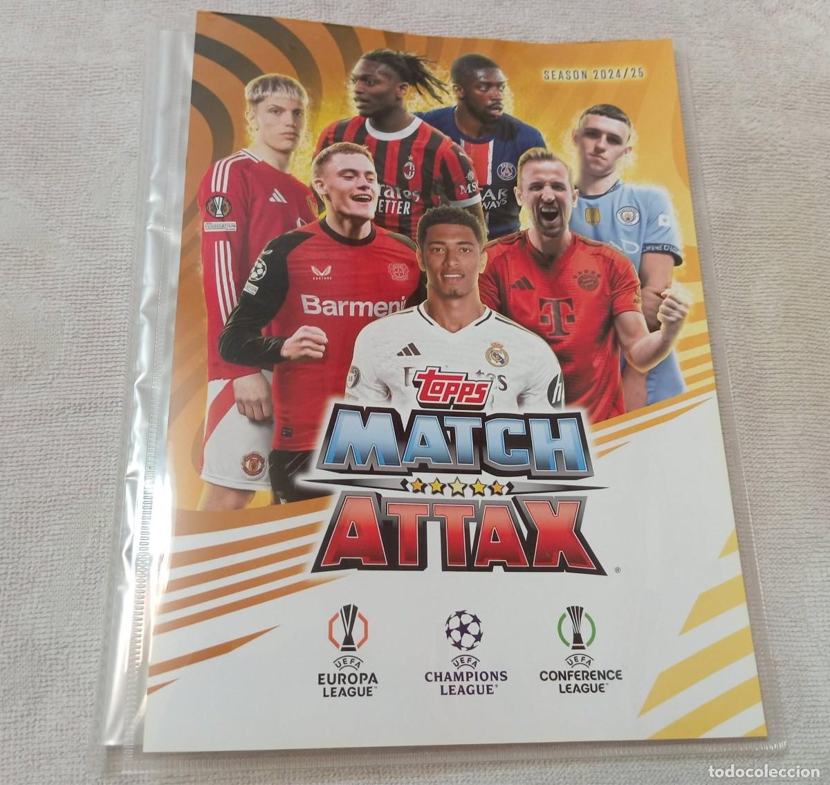 Cromos de F&uacute;tbol: -TOPPS MATCH ATTAX 24-25 : ALBUM ARCHIVADOR