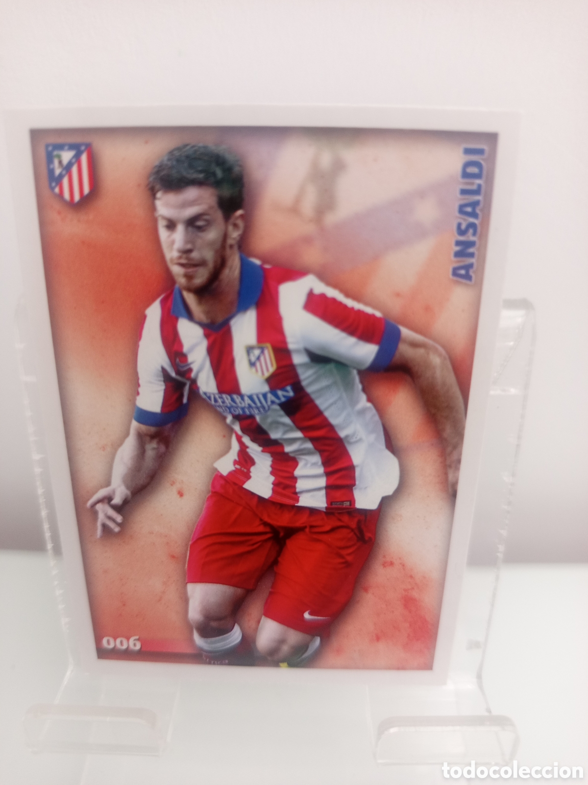 Cromos de F&uacute;tbol: ❇️ CROMO ⚽ ANSALDI ATL&Eacute;TICO DE MADRID 6 006 FICHAS LIGA QUIZ 2015 14 15 2014 2015 MUNDICROMO ❇️