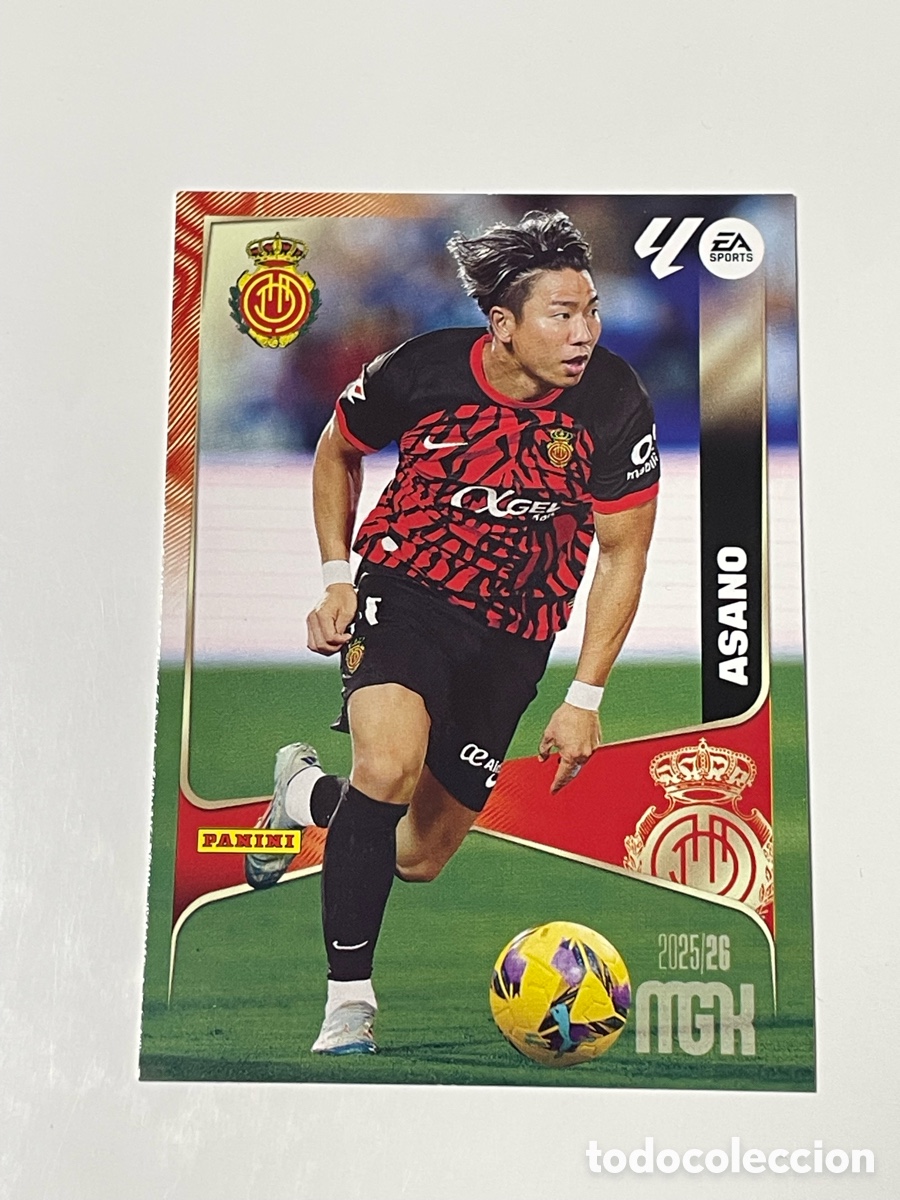 Cromos de F&uacute;tbol: Takuma Asano Mallorca Panini Megacracks 2025/26 #249