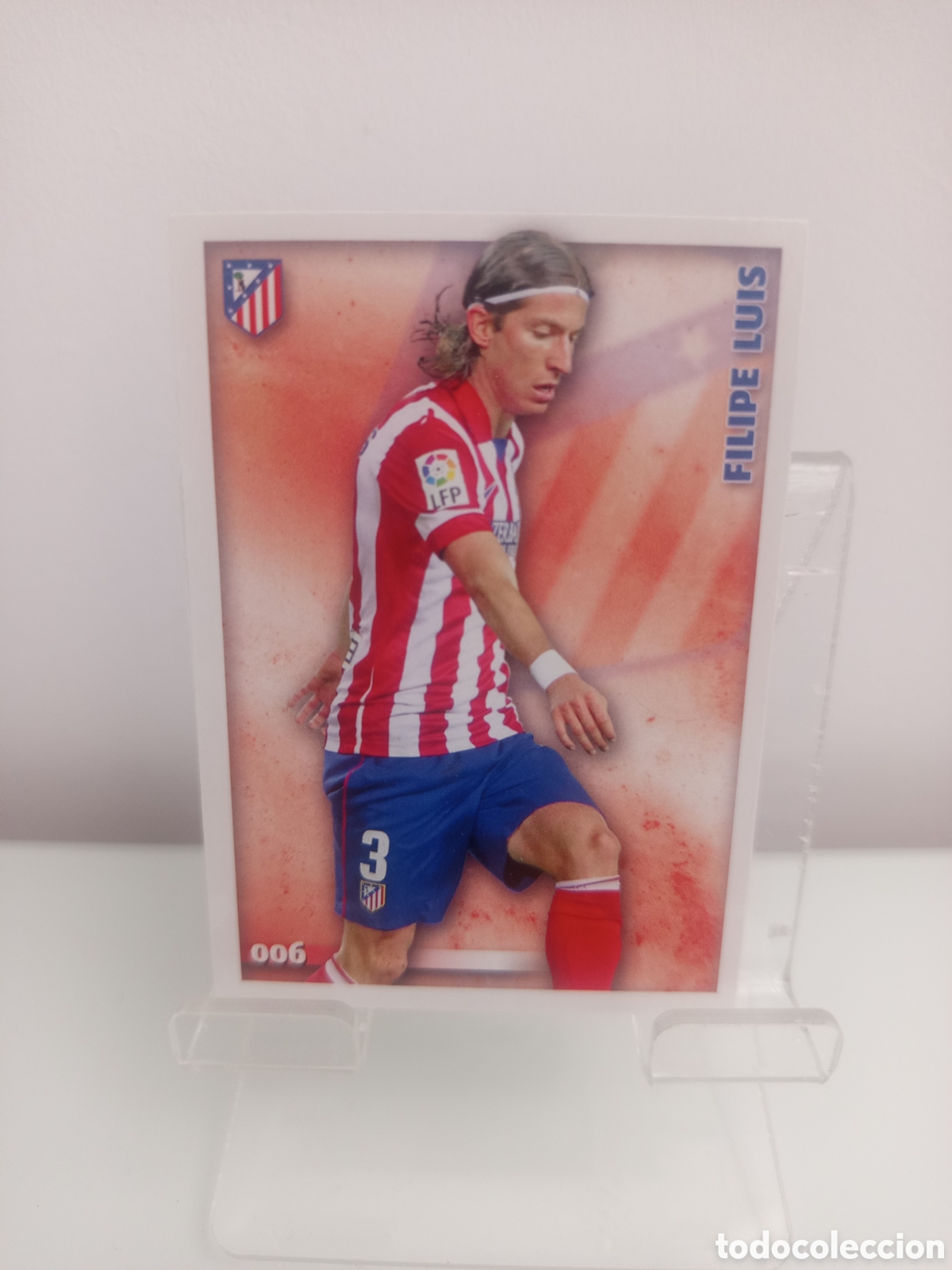 Cromos de F&uacute;tbol: ❇️ CROMO ⚽ FILIPE LUIS ATL&Eacute;TICO DE MADRID 6 006 FICHAS LIGA QUIZ 2015 14 15 2014 2015 MUNDICROMO ❇️