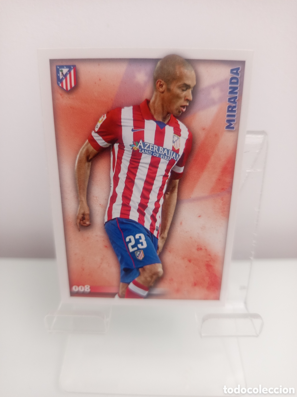 Cromos de F&uacute;tbol: ❇️ CROMO ⚽ MIRANDA ATL&Eacute;TICO DE MADRID 8 008 FICHAS LIGA QUIZ 2015 14 15 2014 2015 MUNDICROMO ❇️