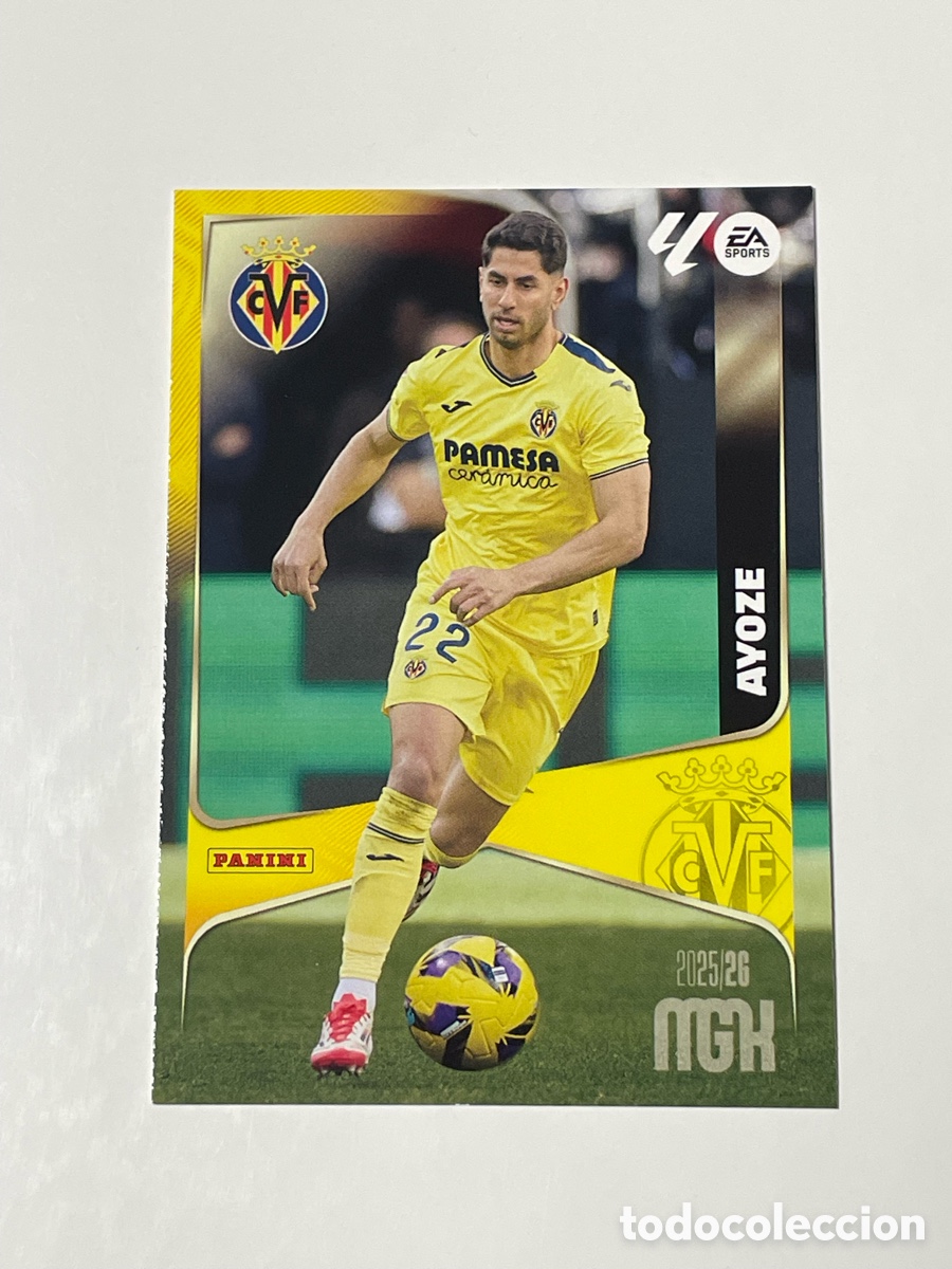 Cromos de F&uacute;tbol: Ayoze Villarreal Panini Megacracks 2025/26 #376