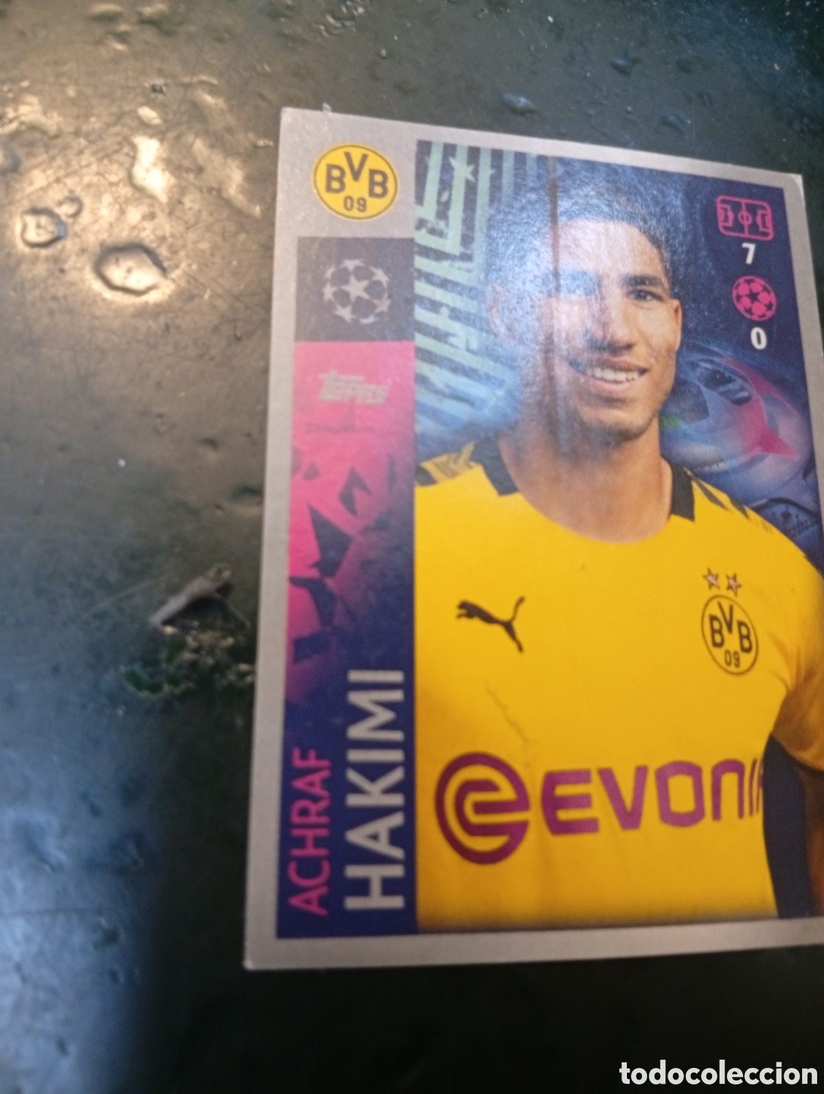 Cromos de F&uacute;tbol: Acraf hakimi Borussia Dortmund champions league