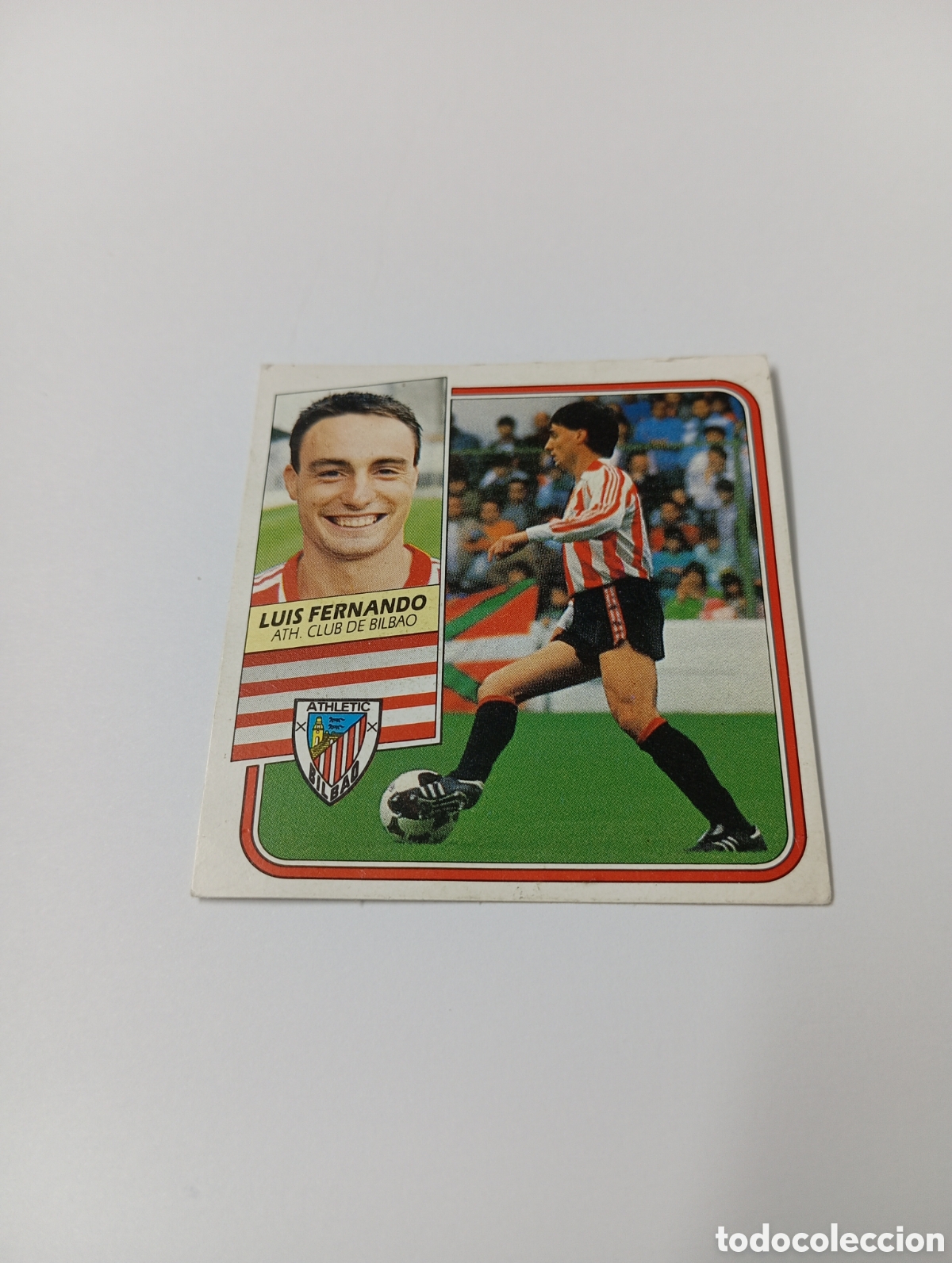 Cromos de F&uacute;tbol: LUIS FERNANDO Athletic Club Liga Este 1989 1990 Panini 89 90 NUEVO SIN PEGAR