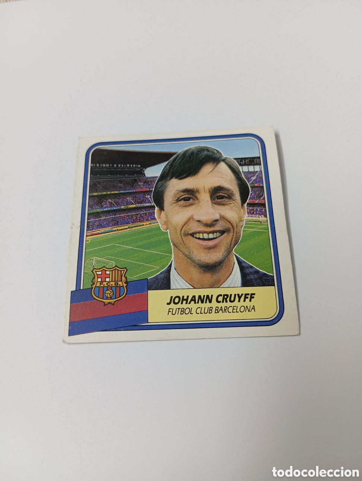 Cromos de F&uacute;tbol: JOHANN CRUYFF Barcelona Liga Este 1989 1990 Panini 89 90 RECUPERADO