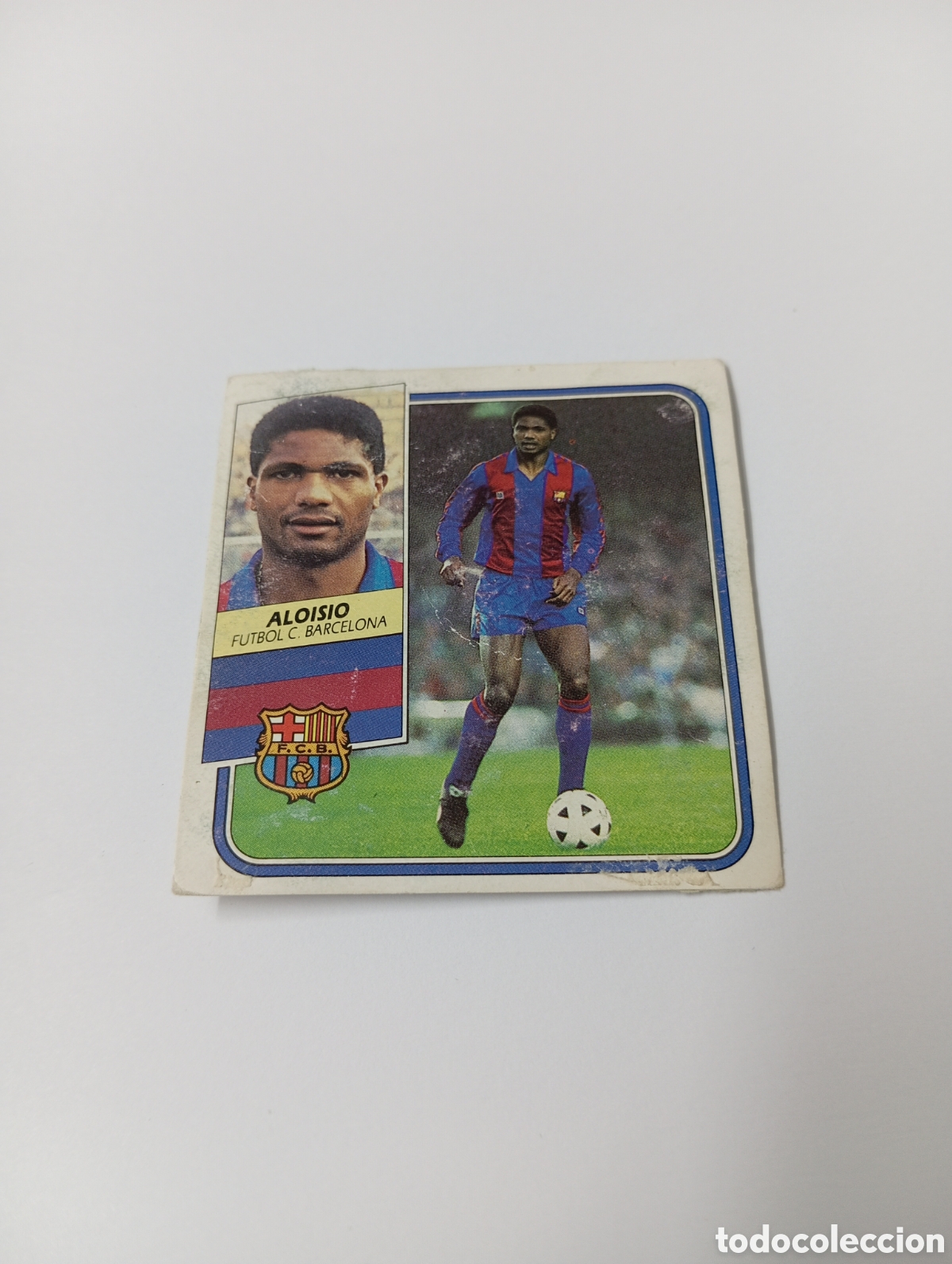 Cromos de F&uacute;tbol: ALOISIO Barcelona Liga Este 1989 1990 Panini 89 90 RECUPERADO
