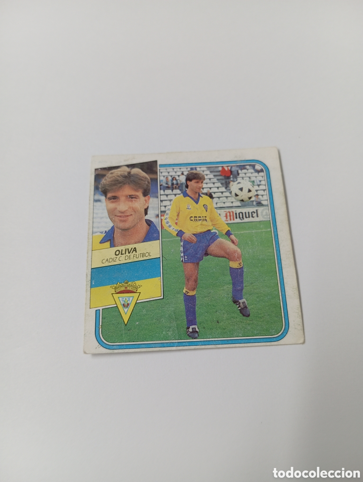 Cromos de F&uacute;tbol: OLIVA C&aacute;diz Liga Este 1989 1990 Panini 89 90 RECUPERADO