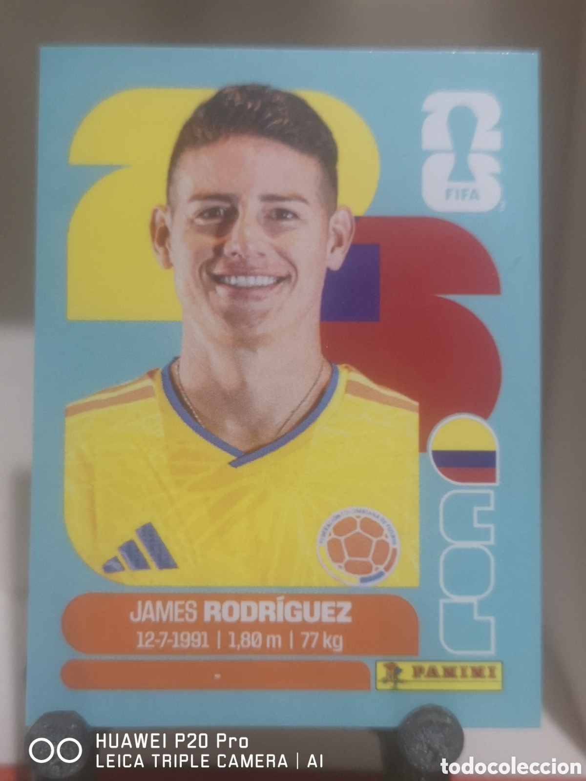 Cromos de F&uacute;tbol: FIFA WORLD CUP MUNDIAL 2026 JAMES RODRIGUEZ - COL 14