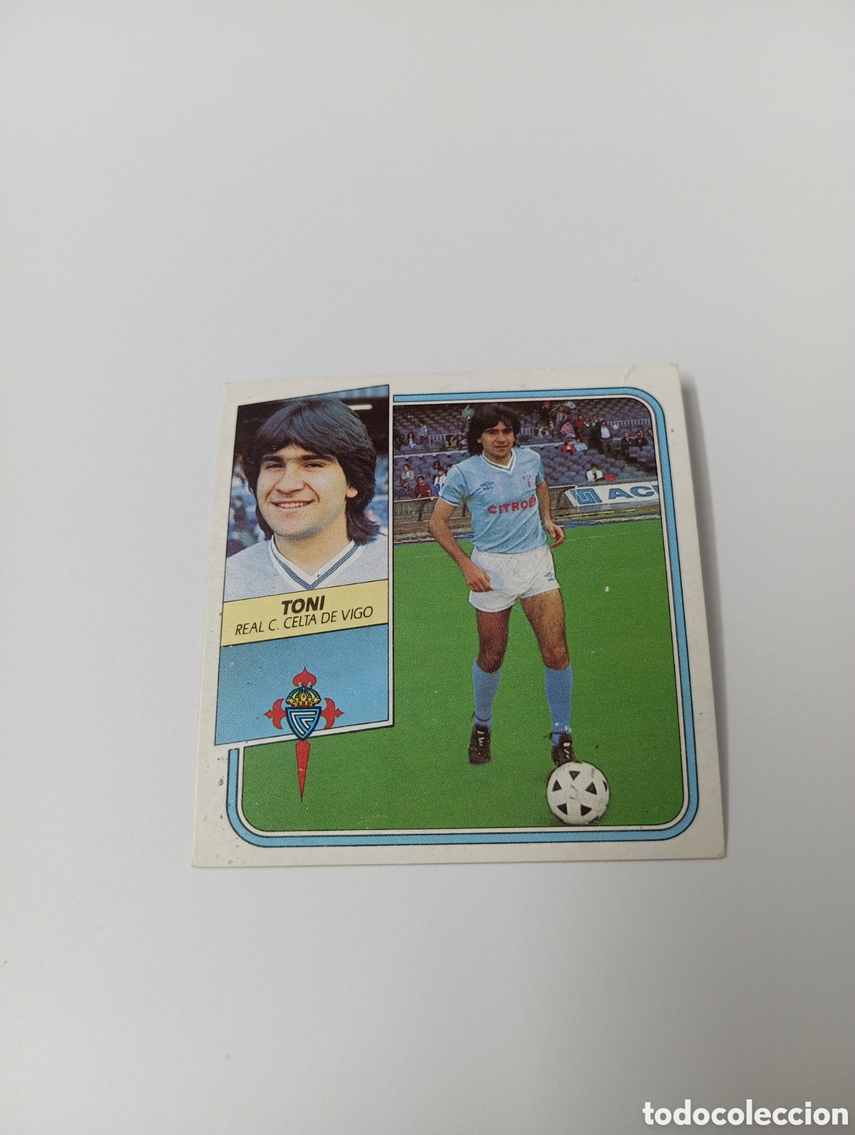Cromos de F&uacute;tbol: TONI Celta de Vigo Liga Este 1989 1990 Panini 89 90 RECUPERADO
