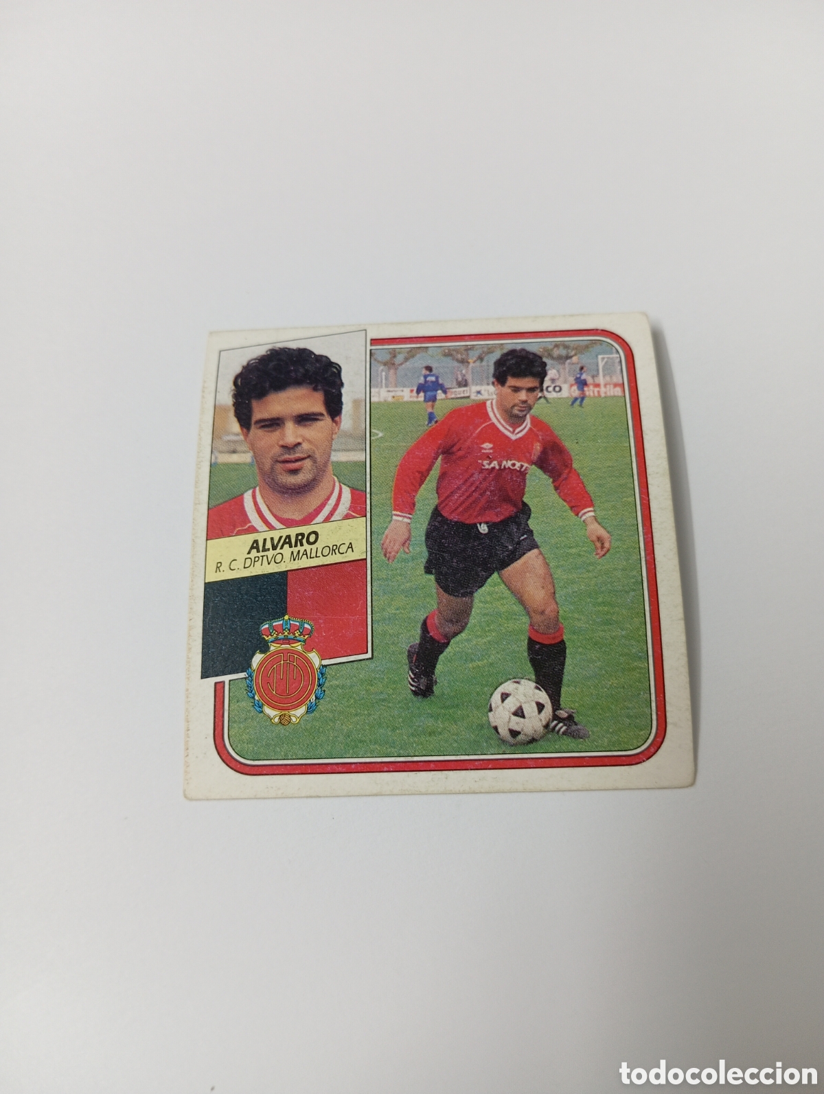 Cromos de F&uacute;tbol: &Aacute;LVARO Mallorca Liga Este 1989 1990 Panini 89 90 NUEVO SIN PEGAR