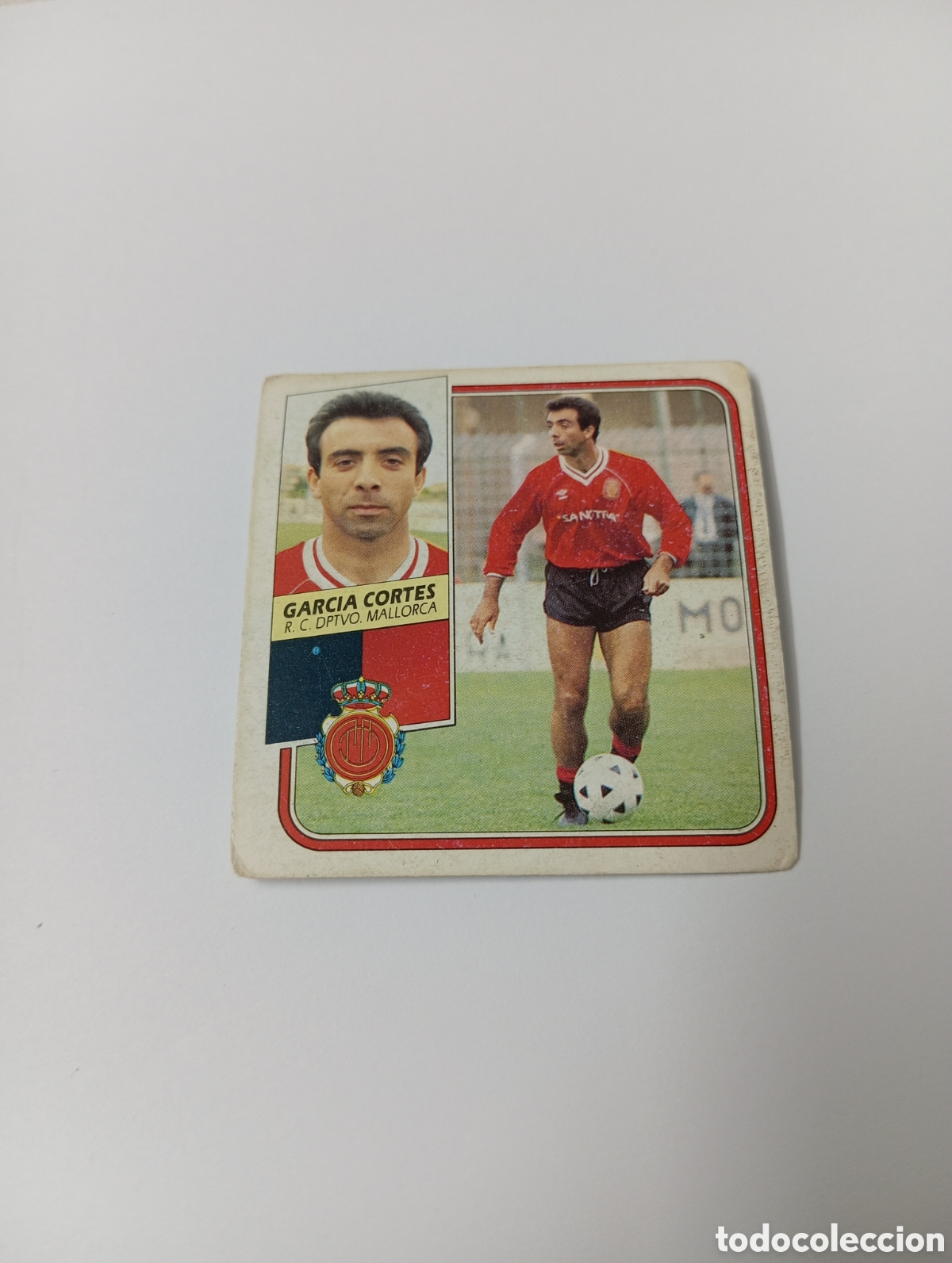 Cromos de F&uacute;tbol: GARC&Iacute;A CORT&Eacute;S Mallorca Liga Este 1989 1990 Panini 89 90 NUEVO SIN PEGAR
