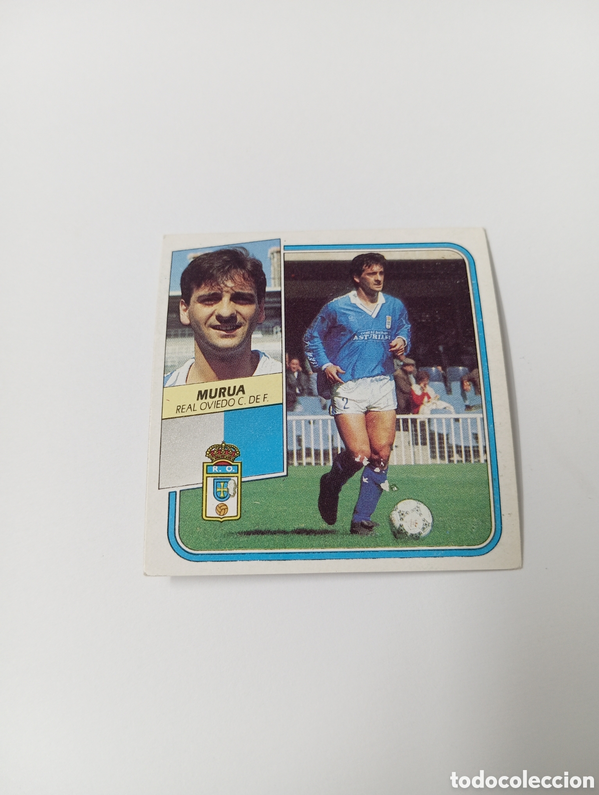 Cromos de F&uacute;tbol: MURUA Oviedo Liga Este 1989 1990 Panini 89 90 RECUPERADO
