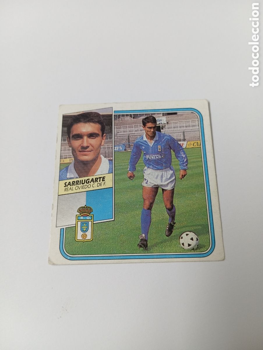 Cromos de F&uacute;tbol: SARRIUGARTE COLOCA Oviedo Liga Este 1989 1990 Panini 89 90 NUEVO SIN PEGAR