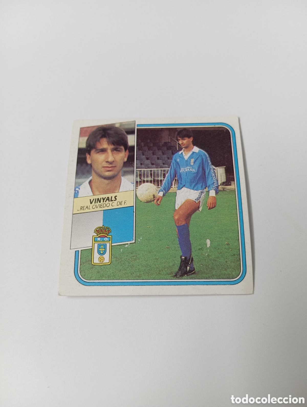 Cromos de F&uacute;tbol: VINYALS Oviedo Liga Este 1989 1990 Panini 89 90 RECUPERADO