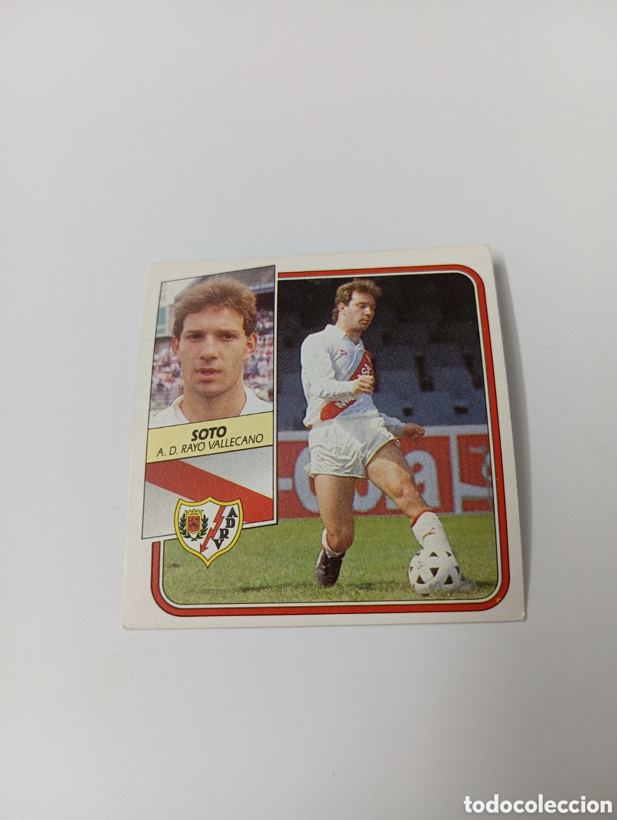 Cromos de F&uacute;tbol: SOTO Rayo Vallecano Liga Este 1989 1990 Panini 89 90 NUEVO SIN PEGAR