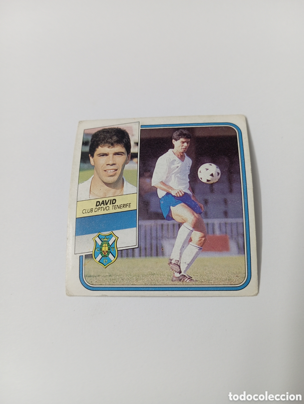 Cromos de F&uacute;tbol: DAVID Tenerife Liga Este 1989 1990 Panini 89 90 NUEVO SIN PEGAR