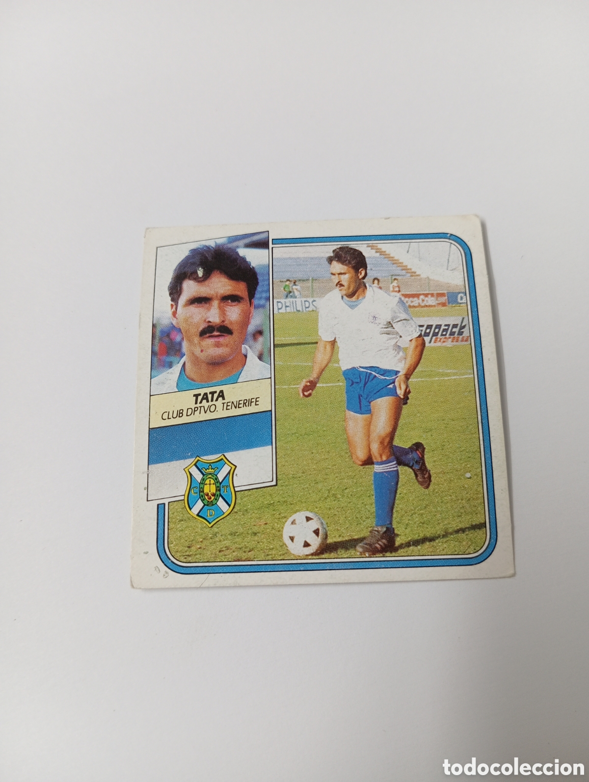 Cromos de F&uacute;tbol: TATA BAJA Tenerife Liga Este 1989 1990 Panini 89 90 RECUPERADO