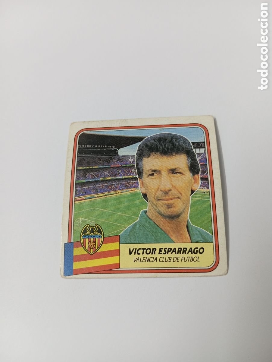 Cartes &agrave; collectionner de Football: ENTRENADOR V&Iacute;CTOR ESP&Aacute;RRAGO Valencia Liga Este 1989 1990 Panini 89 90 NUEVO SIN PEGAR
