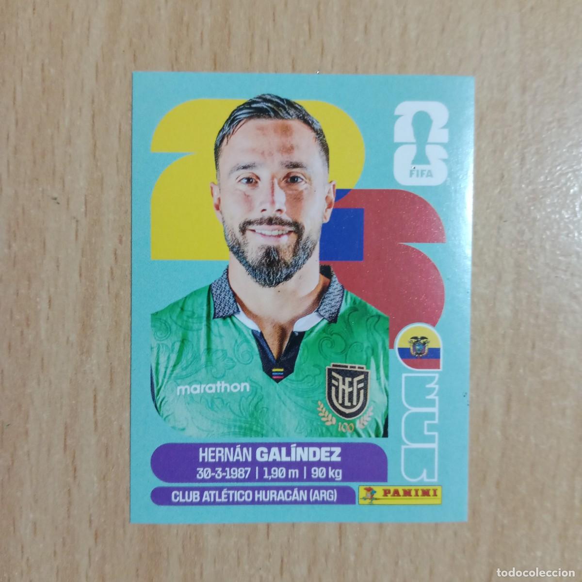 Cromos de F&uacute;tbol: HERN&Aacute;N GAL&Iacute;NDEZ , ECUADOR , STICKER CROMO N&ordm; ECU 2 , FIFA WORLD CUP 2026 - PANINI - A&Ntilde;O 2026.