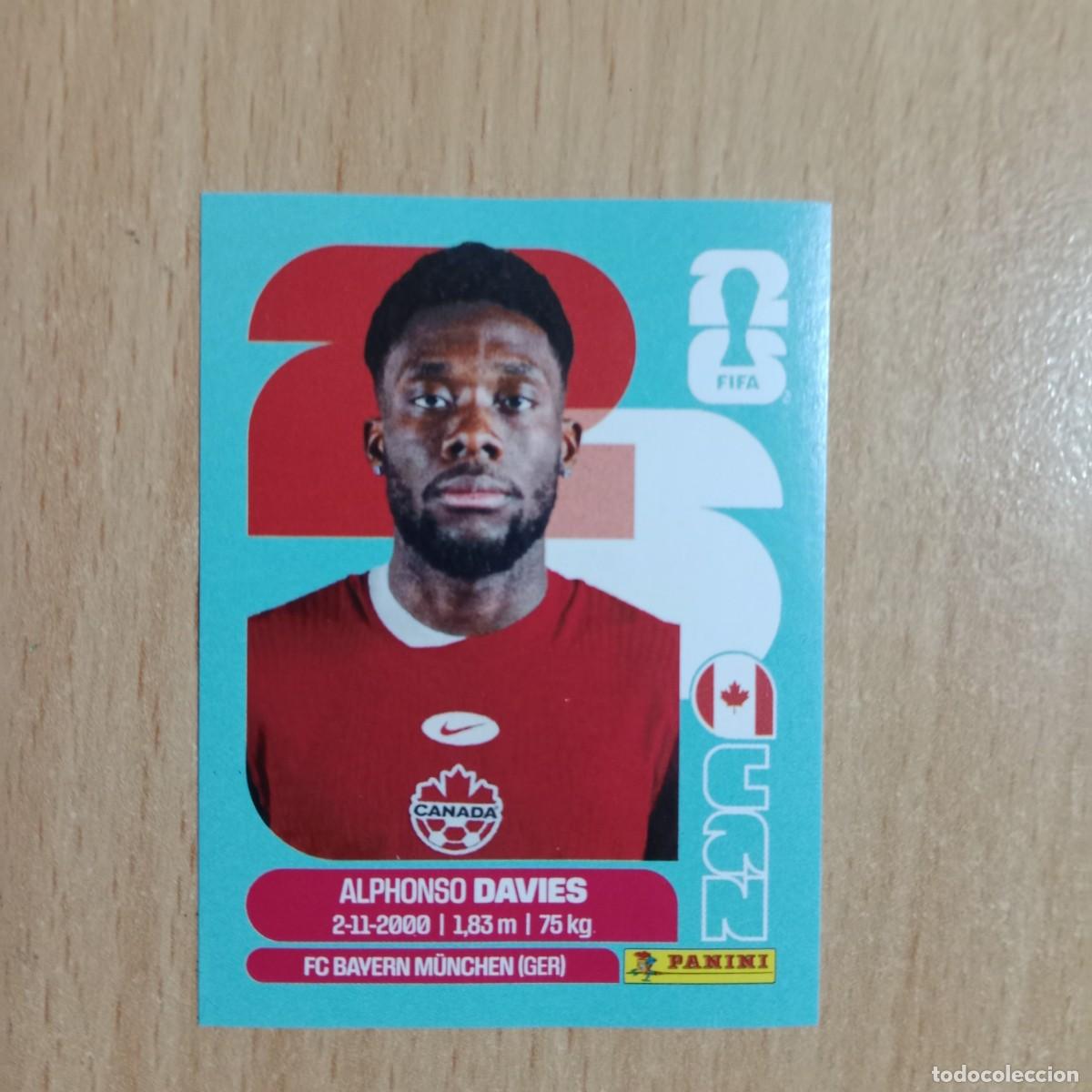 Cromos de F&uacute;tbol: ALPHONSO DAVIES , CANAD&Aacute; , STICKER CROMO N&ordm; CAN 3 , FIFA WORLD CUP 2026 - PANINI - A&Ntilde;O 2026.