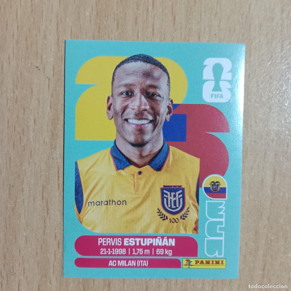 Cromos de F&uacute;tbol: PERVIS ESTUPI&Ntilde;&Aacute;N , ECUADOR , STICKER CROMO N&ordm; ECU 5 , FIFA WORLD CUP 2026 - PANINI - A&Ntilde;O 2026.
