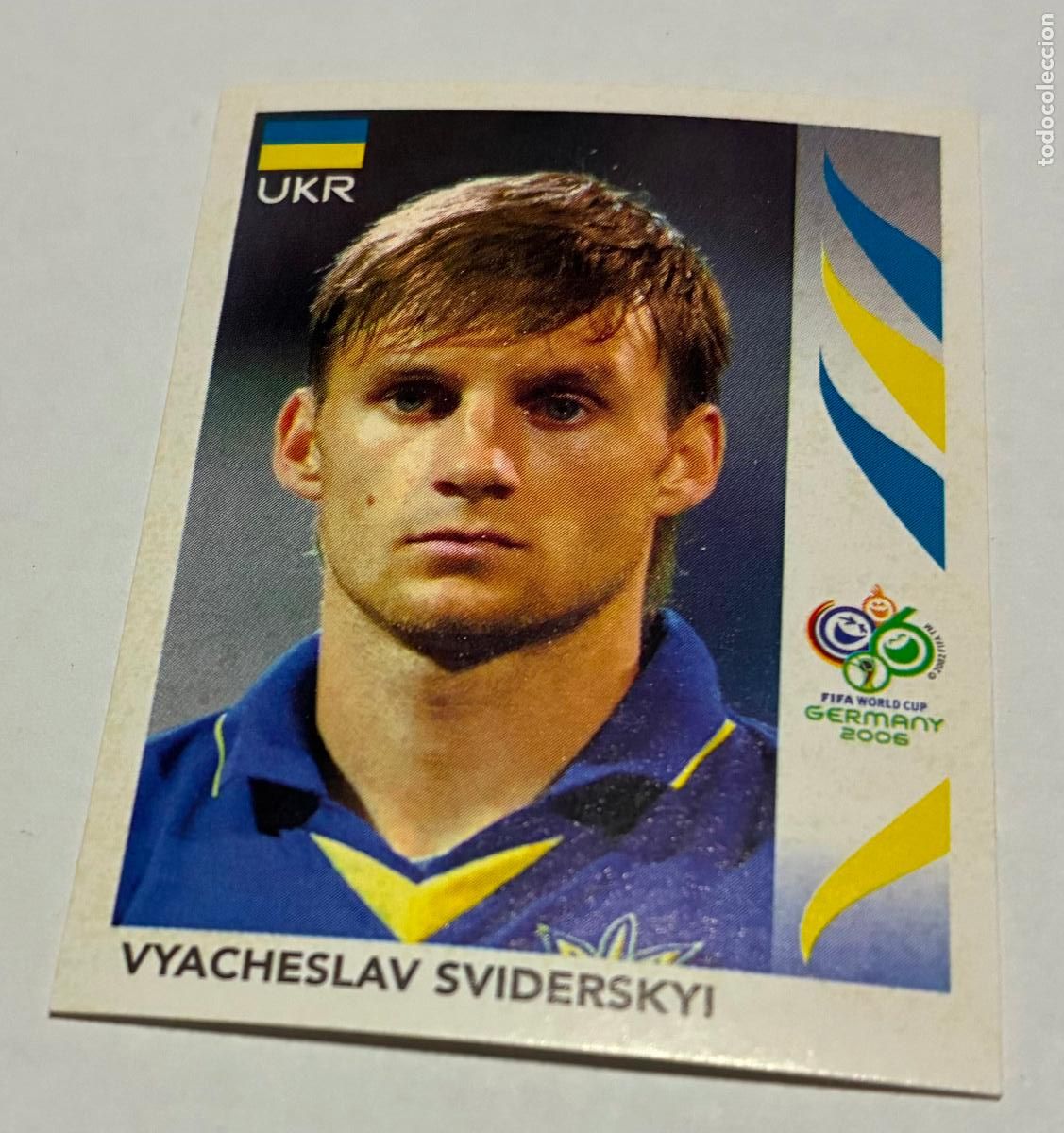 Football Stickers: CROMO FUTBOL MUNDIAL 2006 ALEMANIA, PANINI, Numero 556, VYACHESLAV SVIDERSKYI, Ucrania