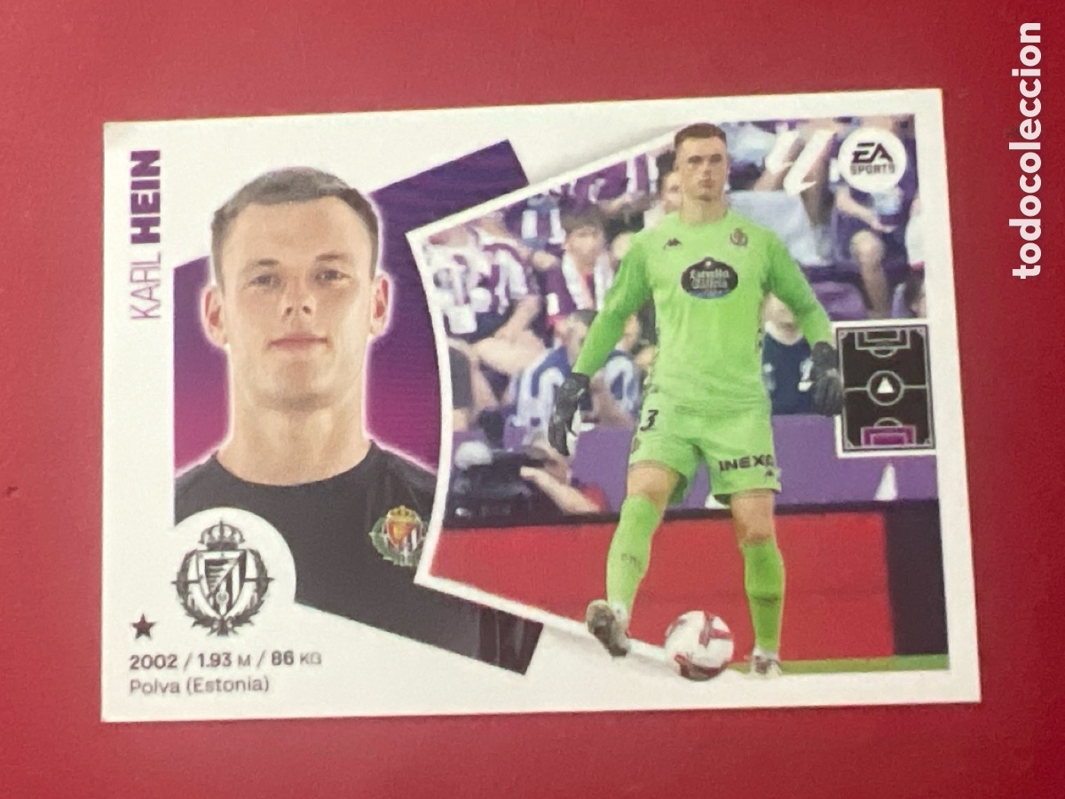 Figurine di Calcio: C5208. N&ordm; 3 BIS HEIN VALLADOLID LIGA ESTE 2024 2025 24 25 PANINI