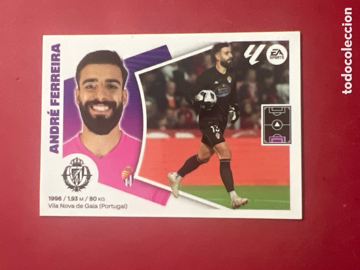 Cromos de F&uacute;tbol: C5209. 4 ANDRE FERREIRA REAL VALLADOLID LIGA ESTE 2024 2025 PANINI 24 25