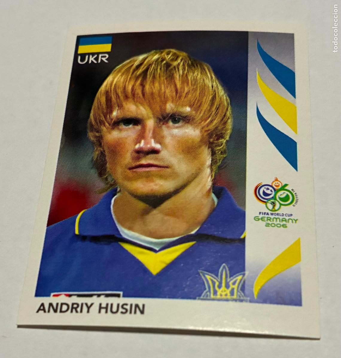 Figurine di Calcio: CROMO FUTBOL MUNDIAL 2006 ALEMANIA, Panini, Numero 558, ANDRIY HUSIN, Ucrania
