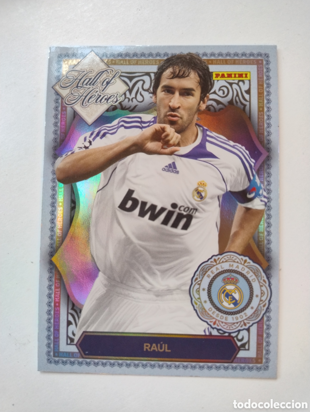Cromos de F&uacute;tbol: HH 2 - Ra&uacute;l - Real Madrid - Panini Club 2026 Hall of Heroes